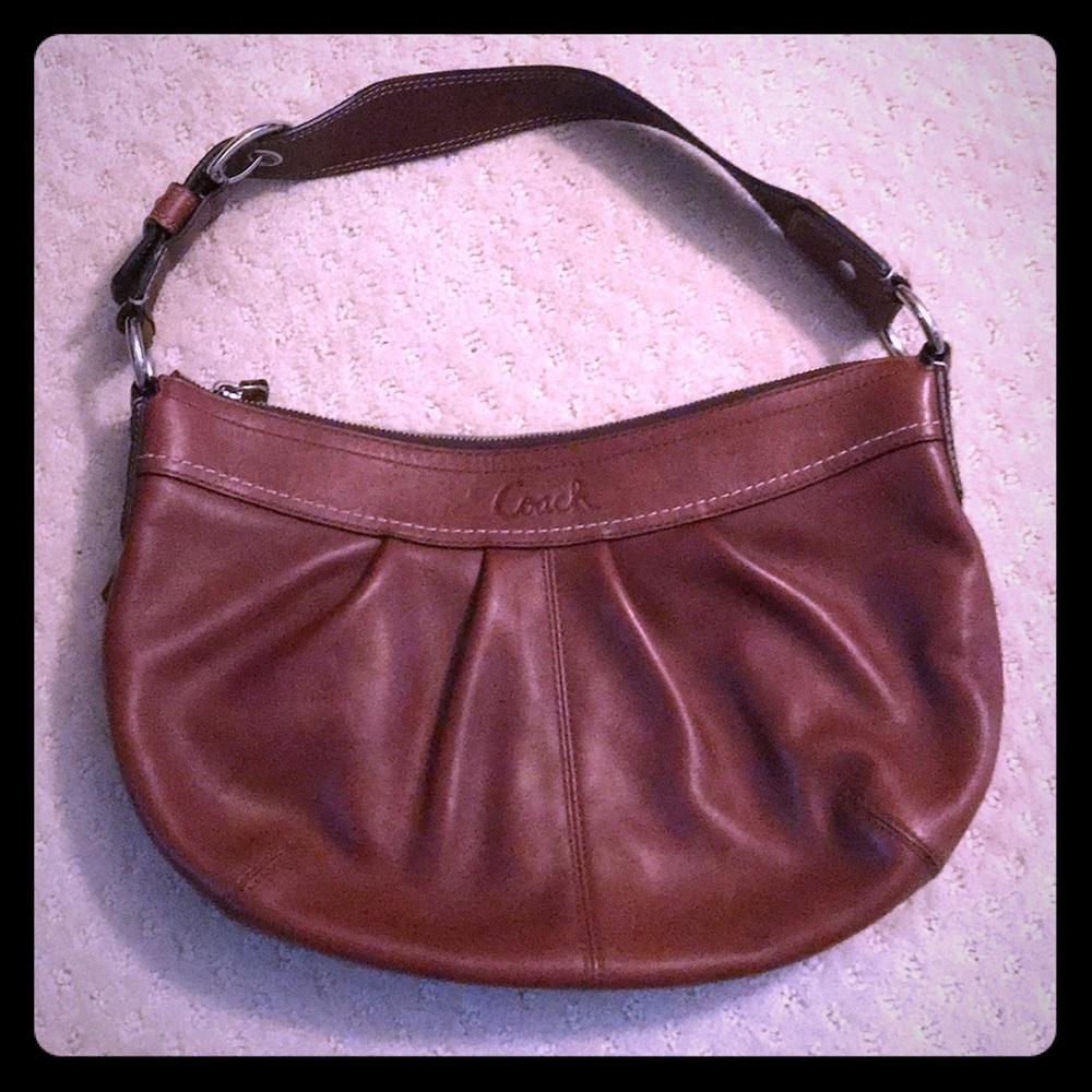 Coach leather handbag
